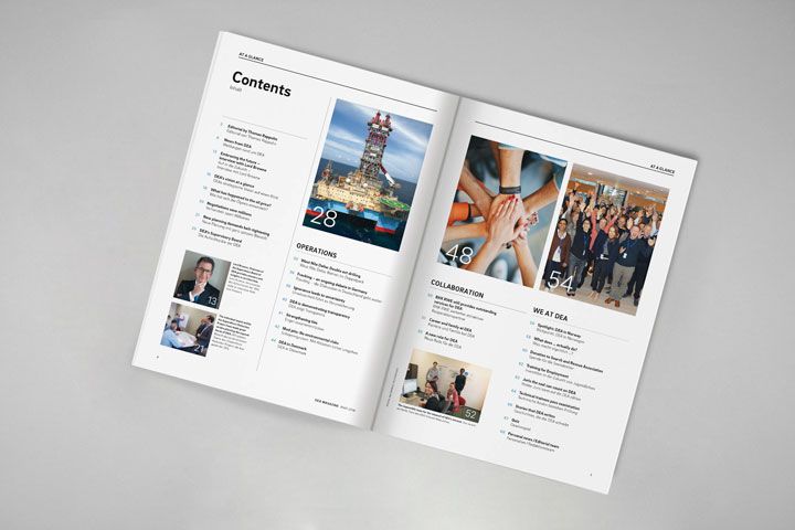 DEA Magazin Inhaltsverzeichnis
