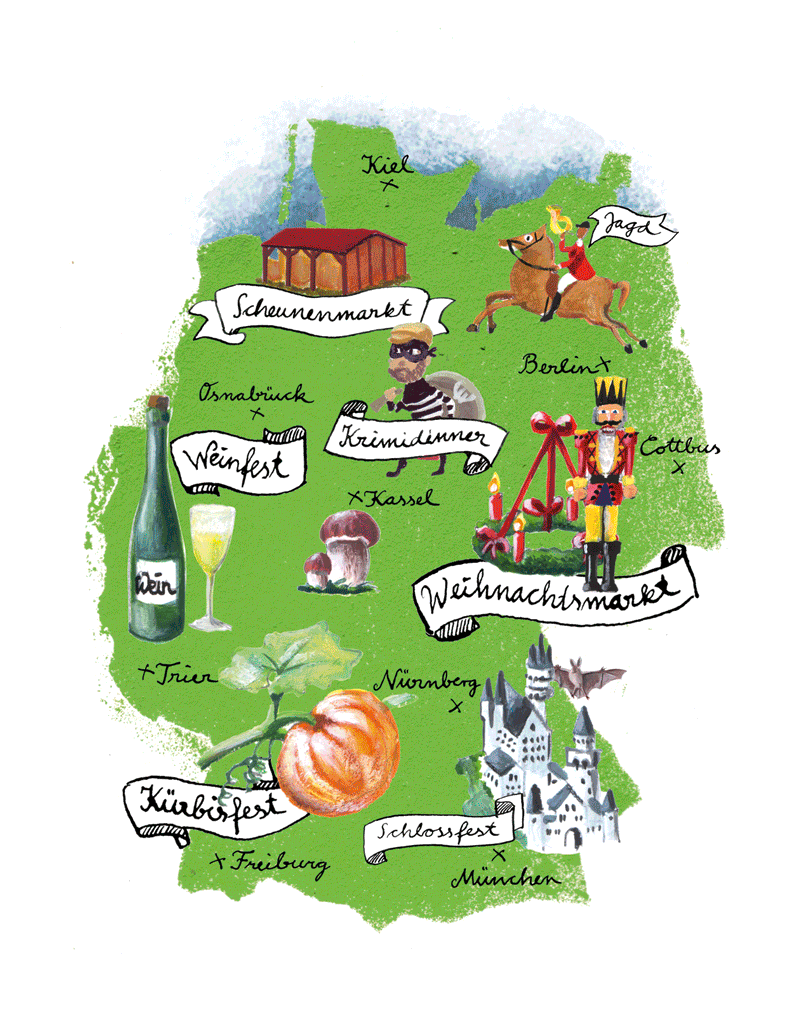 Country Illustrationen