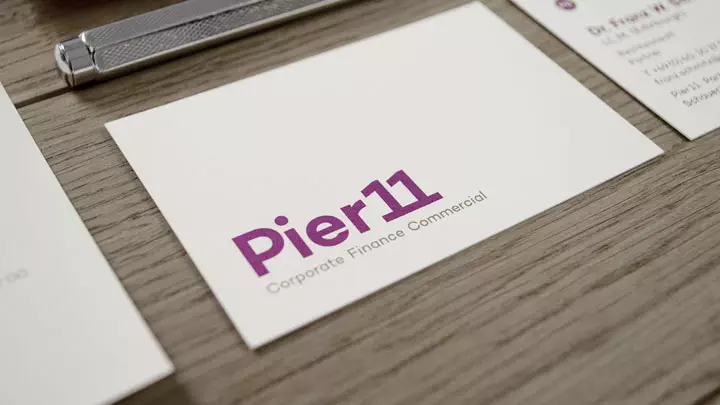 Pier 11 Corporate Design für eine Anwaltskanzlei – Logodetail