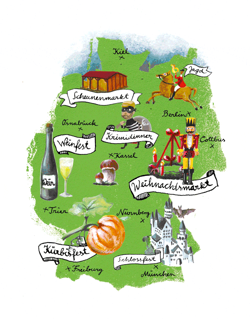 Country Illustrationen