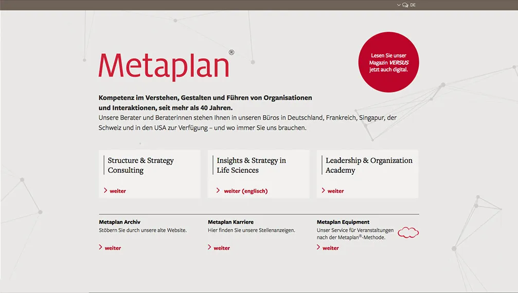 Metaplan Website Start